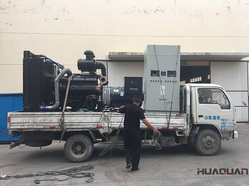 兩臺自動化發(fā)電機組在6.27號分別發(fā)往江蘇省、河南省