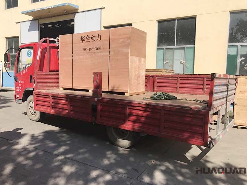 6月1號HQ100GF柴油發電機組發往河北省