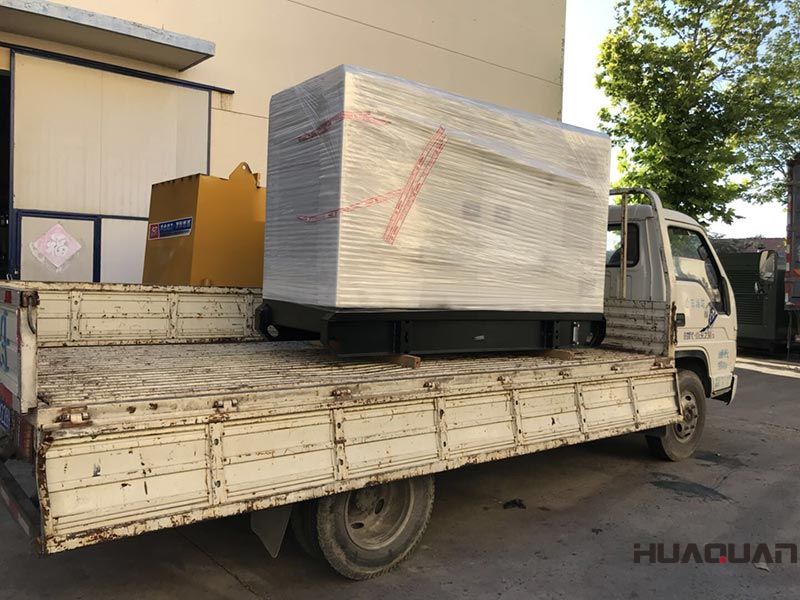 華全6.7號發貨啦，HQ50GF靜音箱柴油發電機組發往甘肅省白銀市