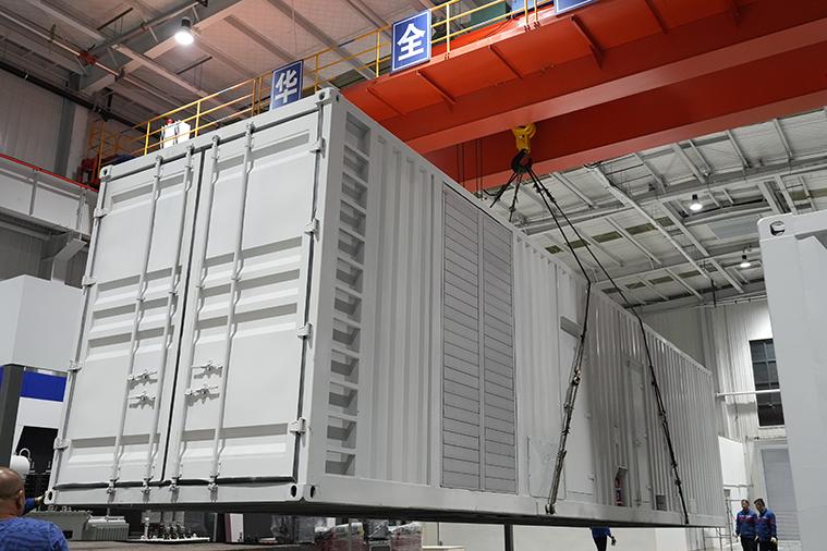 華全電力發(fā)貨！中亞客戶定制集裝箱發(fā)電站，交貨在即