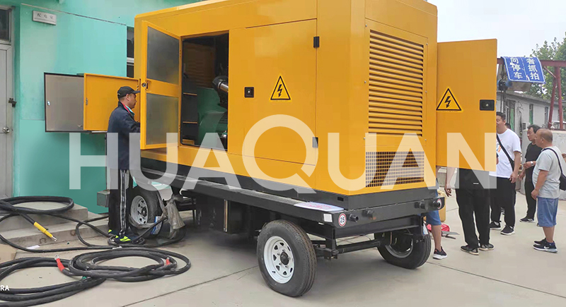 江蘇連云港道路建設(shè)500kW移動(dòng)式發(fā)電機(jī)組電站項(xiàng)目