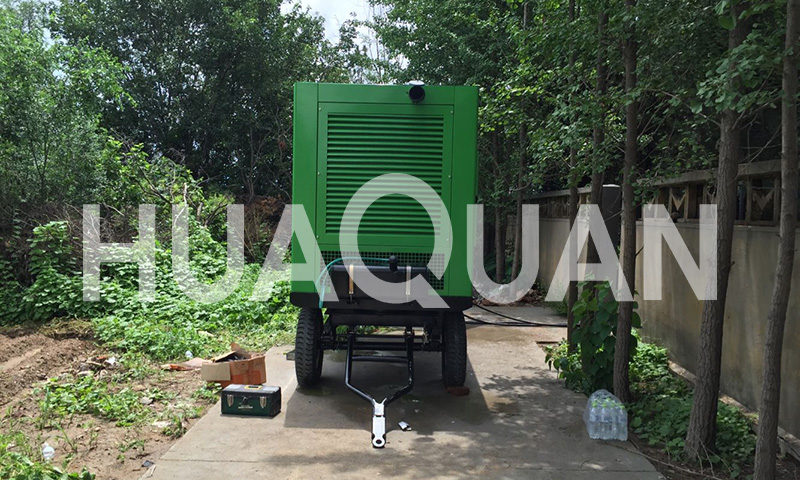 山東濟(jì)南市道路施工350kW移動(dòng)式發(fā)電機(jī)組電站項(xiàng)目