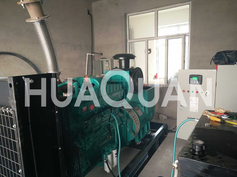 廣東茂名550kW發(fā)電機組電站項目 