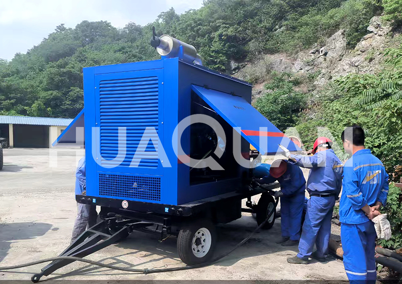 濟(jì)寧泗水路道路施工400kW移動(dòng)式發(fā)電機(jī)組電站